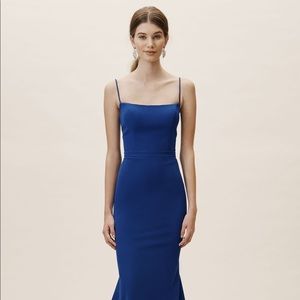 BHLDN LYLE Royal Blue Dress sz 10 Backless Formal